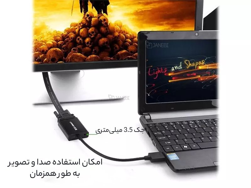 صدا و تصویر به طور همزمان
