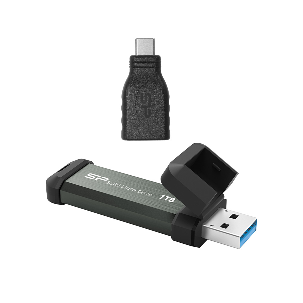 هارد اس اس دی اکسترنال سیلیکون پاور مدل MS70 ظرفیت 1 ترابایت به همراه تبدیل USB به TYPE C_6795bb10407d8.png