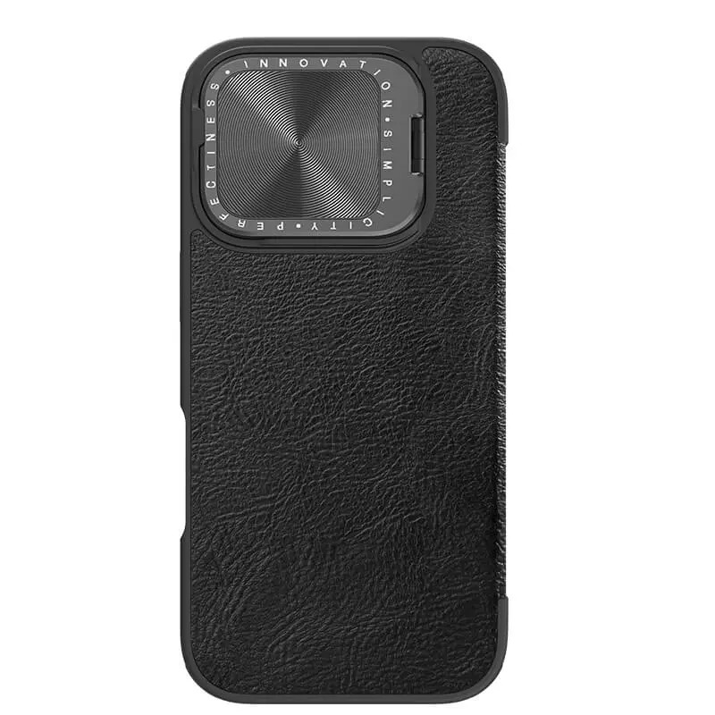 کیف کلاسوری گوشی اپل iPhone 16 Pro Max نیلکین مدل Qin Pro Leather_678fc47797a9d.png