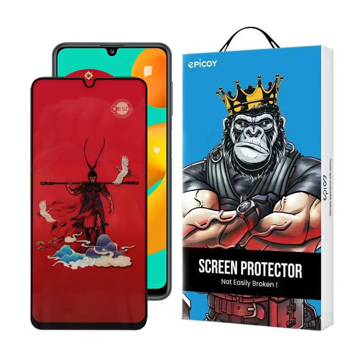 گلس گوشی سامسونگ Galaxy A14- A13- A23- Xcover7 اپیکوی مدل Monkey King_678d84a886d8a.png