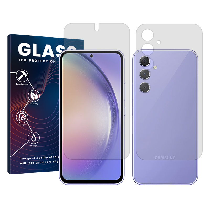 گلس گوشی سامسونگ Galaxy A54 مدل Resistant به همراه محافظ پشت گوشی_678d7a41eed91.png