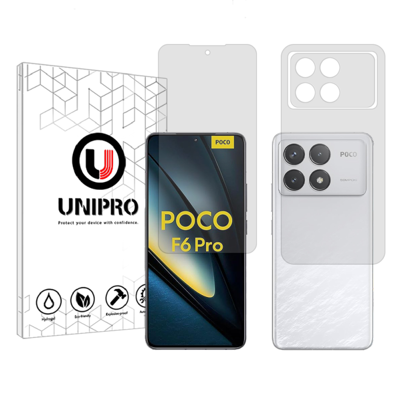 گلس گوشی شیائومی Poco F6 Pro به همراه محافظ پشت گوشی یونی پرو مدل 5 Star_678d1d460c741.png