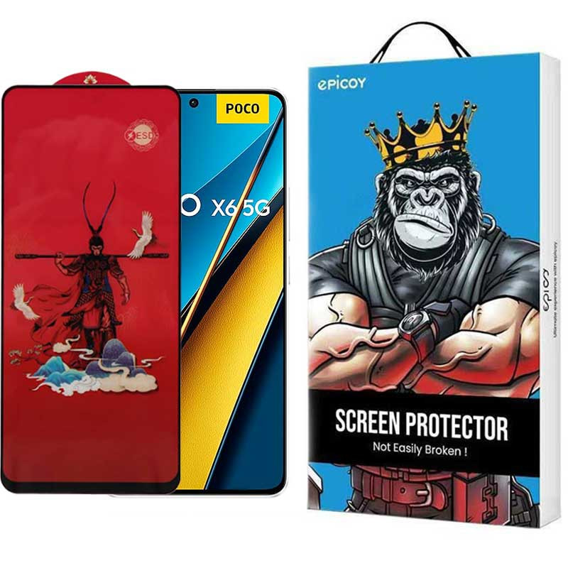 گلس گوشی شیائومی Poco X6 Pro 5G- X6 5G- M6 Pro 4G اپیکوی مدل Monkey King_678cf533e608a.png