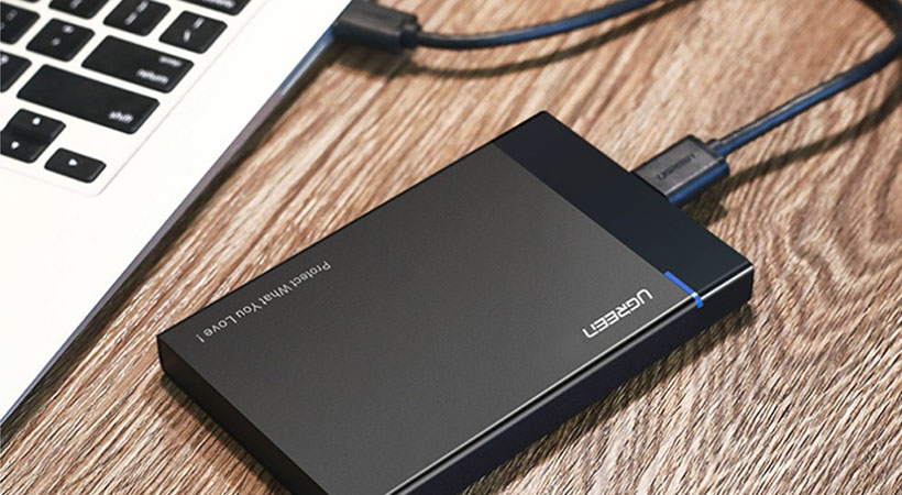 باکس تبدیل هارد داخلی به هارد اکسترنال یوگرین Ugreen USB 3.0 To 2.5 Inch Sata External Hard Drive Enclosure