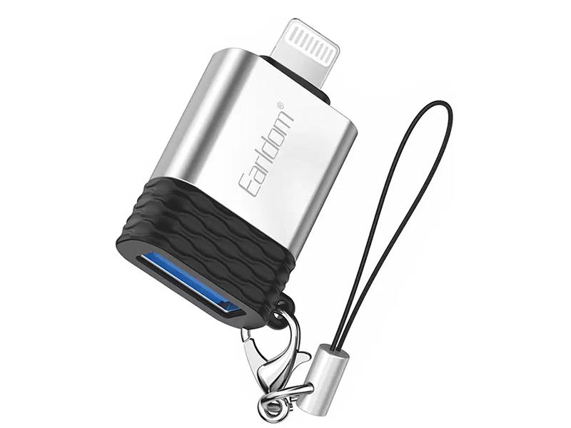 مبدل اوتی‌جی آیفون یواس‌بی به لایتنینگ ارلدام EARLDOM OTG Lightning to USB 2.0 ET-OT65_67a52b85cf2ee.jpeg