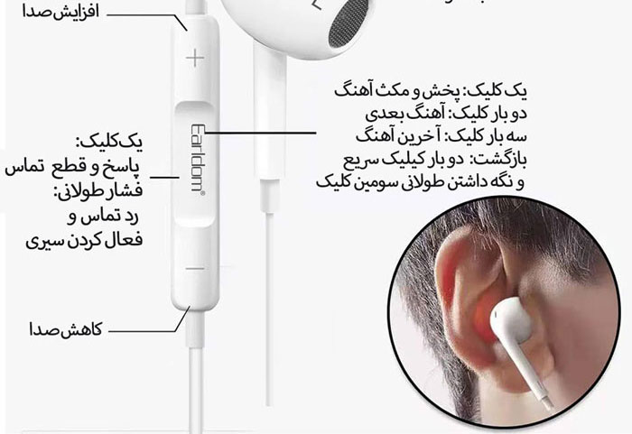 پنل کنترل تماس و موسیقی