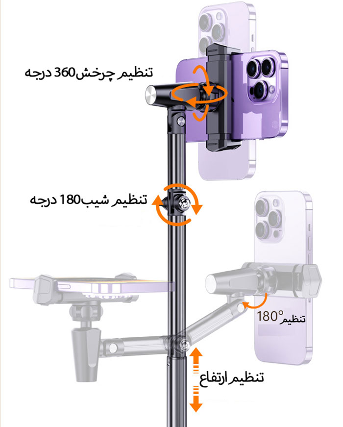 هولدر با چرخش 360 درجه