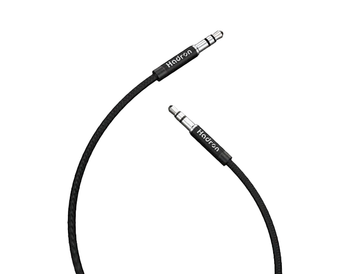 کابل انتقال صدا استریو با روکش نایلونی هادرون Hadron HTC-AX1 AUX Cable_679d3390850a0.jpeg