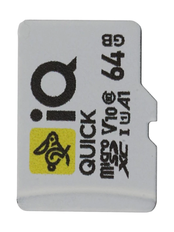 کارت حافظه‌ microSDHC آی کیو کلاس 10 استاندارد U1 مدل V10 A1 ظرفیت 64 گیگابایت