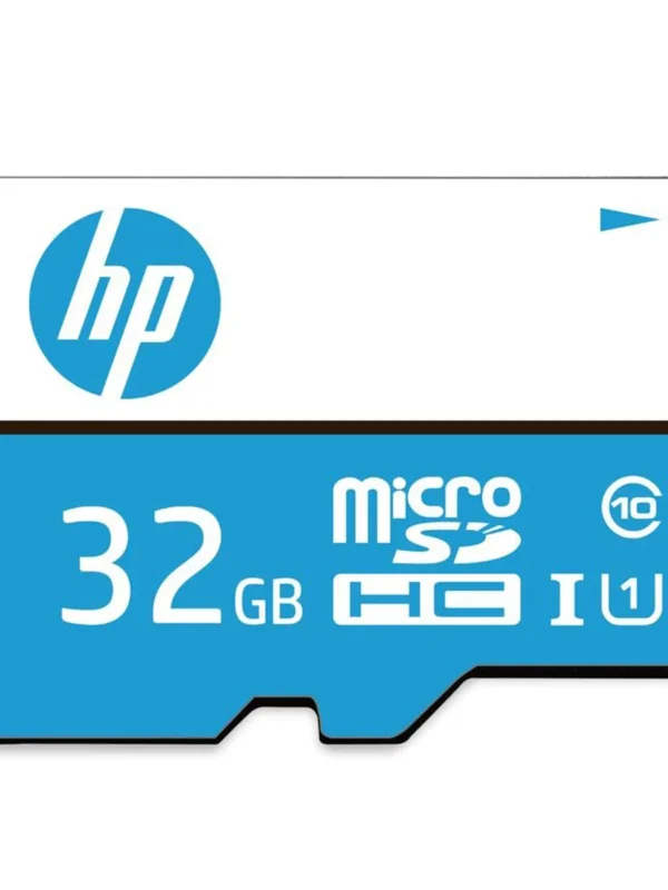 کارت حافظه‌ microSDHC اچ پی کلاس 10 استاندارد UHS-I U1 مدل HFUD032-1U1BA ظرفیت 32 گیگابایت به همراه آداپتور SD