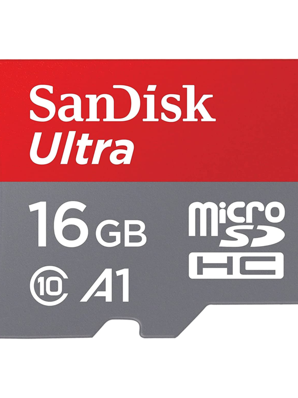 کارت حافظه microSDHC سن دیسک مدل Ultra A1 کلاس 10 استاندارد UHS-I سرعت 98MBps ظرفیت 16 گیگابایت