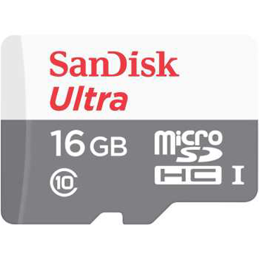 کارت حافظه microSDHC سن دیسک مدل Ultra کلاس 10 استاندارد UHS-I U1 سرعت 80MBps 533X ظرفیت 16 گیگابایت