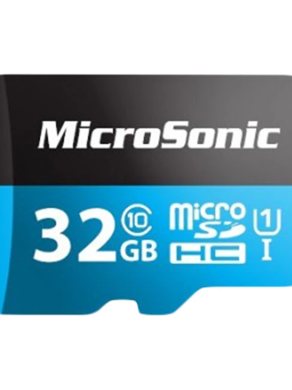 کارت حافظه‌ microSDHC میکروسونیک کلاس 10 استاندارد U1 مدل NC2010 سرعت 80MBps ظرفیت 32 گیگابایت