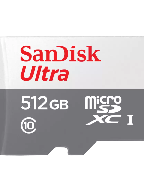 کارت حافظه microSDXC سن دیسک مدل Ultra کلاس 10 استاندارد UHS-I سرعت 100MBps ظرفیت 512 گیگابایت