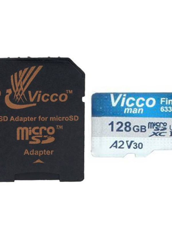 کارت حافظه microSDXC ویکومن مدل Final 600X کلاس 10 استاندارد UHS-I U3 سرعت 100MBps ظرفیت 128 گیگابایت به همراه آداپتور