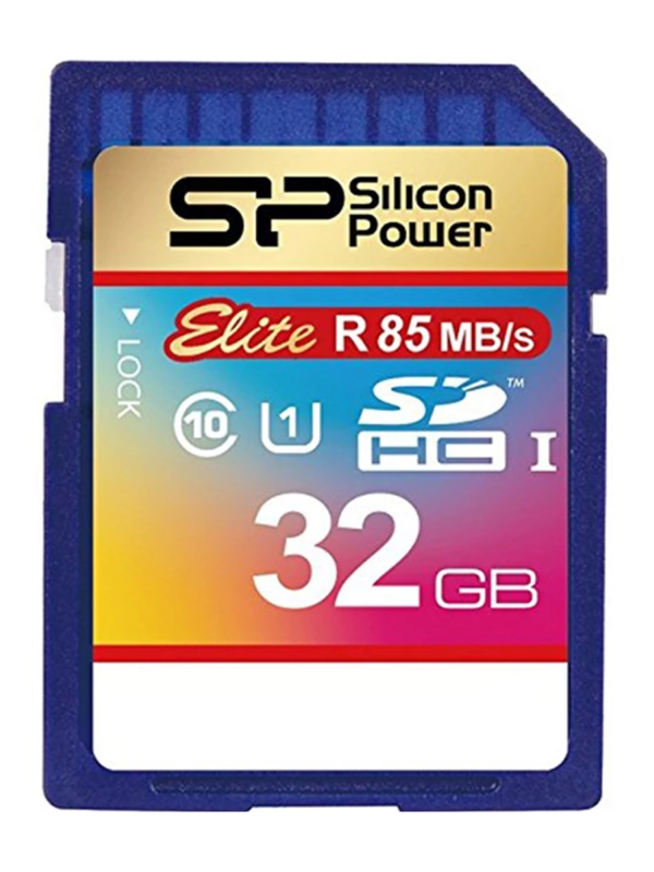 کارت حافظه‌ SDHC سیلیکون پاور استاندارد UHS-I U1 مدل Elite ظرفیت 32 گیگابایت
