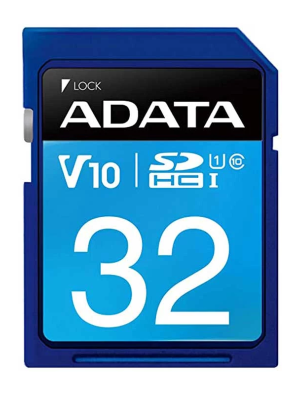 کارت حافظه SDXC ای دیتا مدل Premier V10 کلاس 10 استاندارد UHS-I U1 سرعت 100MBps ظرفیت 32 گیگابایت