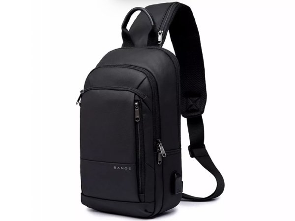 کوله تک بند یو اس بی دار بنج BANGE BG-1911 Single strap backpack