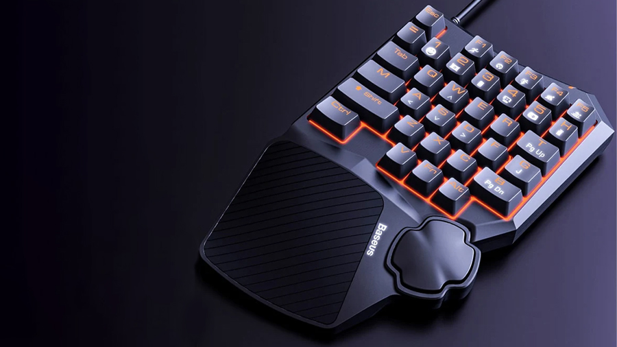 کیبورد مخصوص بازی بیسوس مدل GAMO One-Handed Gaming Keyboard GK01