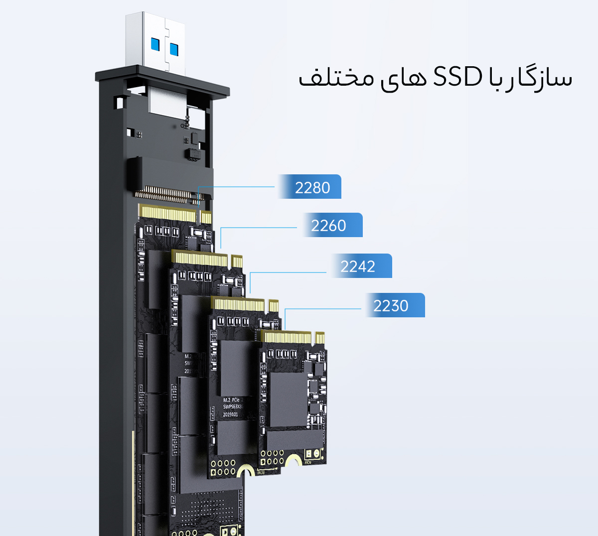 سازگاری بالای باکس هارد اس‌اس‌دی