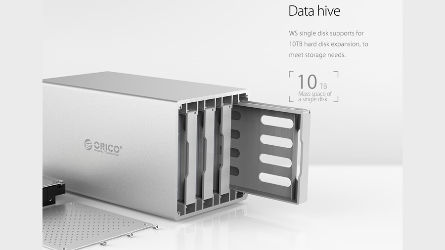 قاب هارد درایو همراه با Raid اوریکو ORICO WS500RU3  یک مرکز داده عظیم