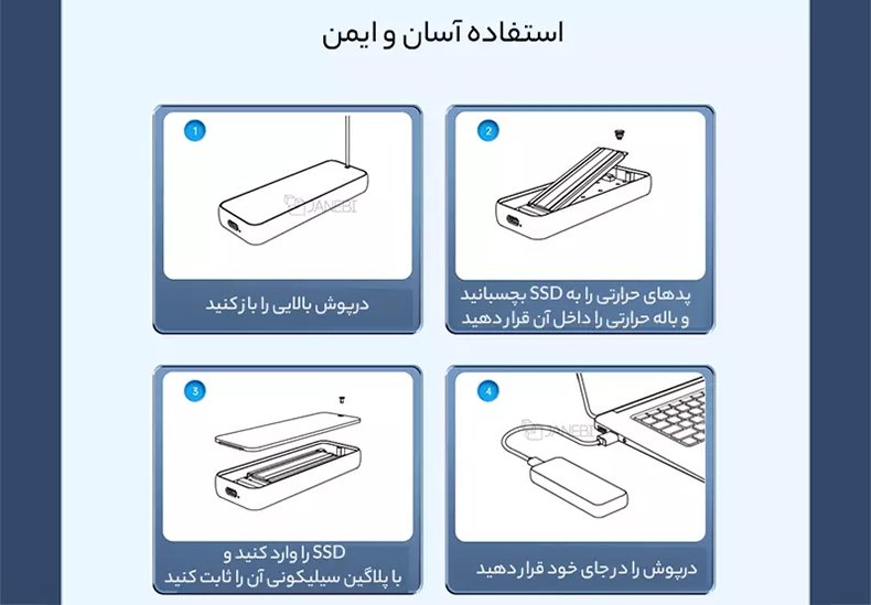 نحوه استفاده آسان
