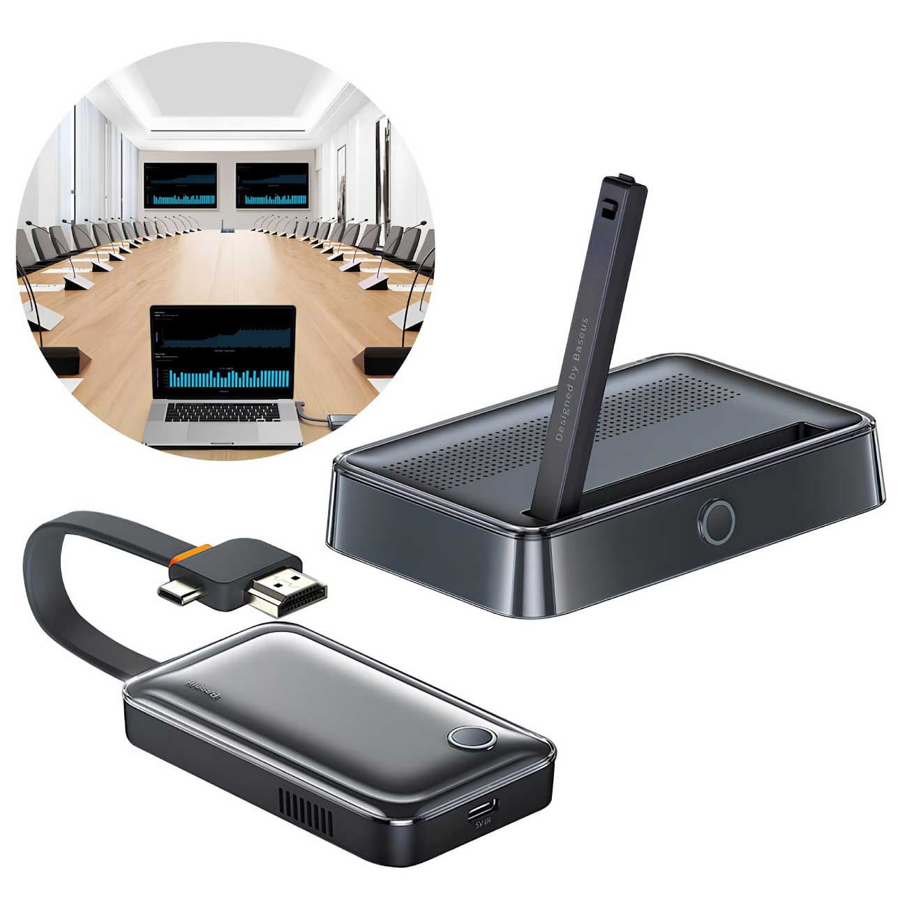 دانگل وایرلس انتقال تصویر 4K چندکاره بیسوس WKGQ050013_67e7a23c73907.jpeg