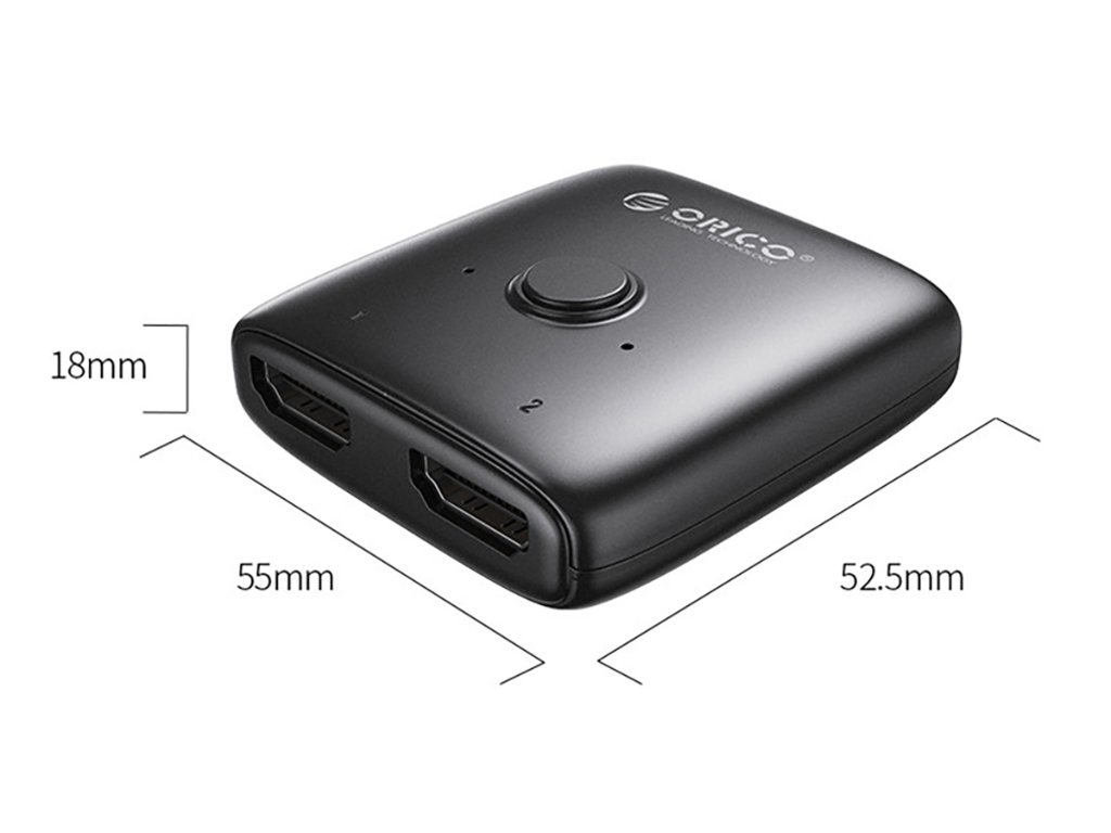 مبدل اچ دی ام آی دو طرفه اوریکو مدل HS2-A1