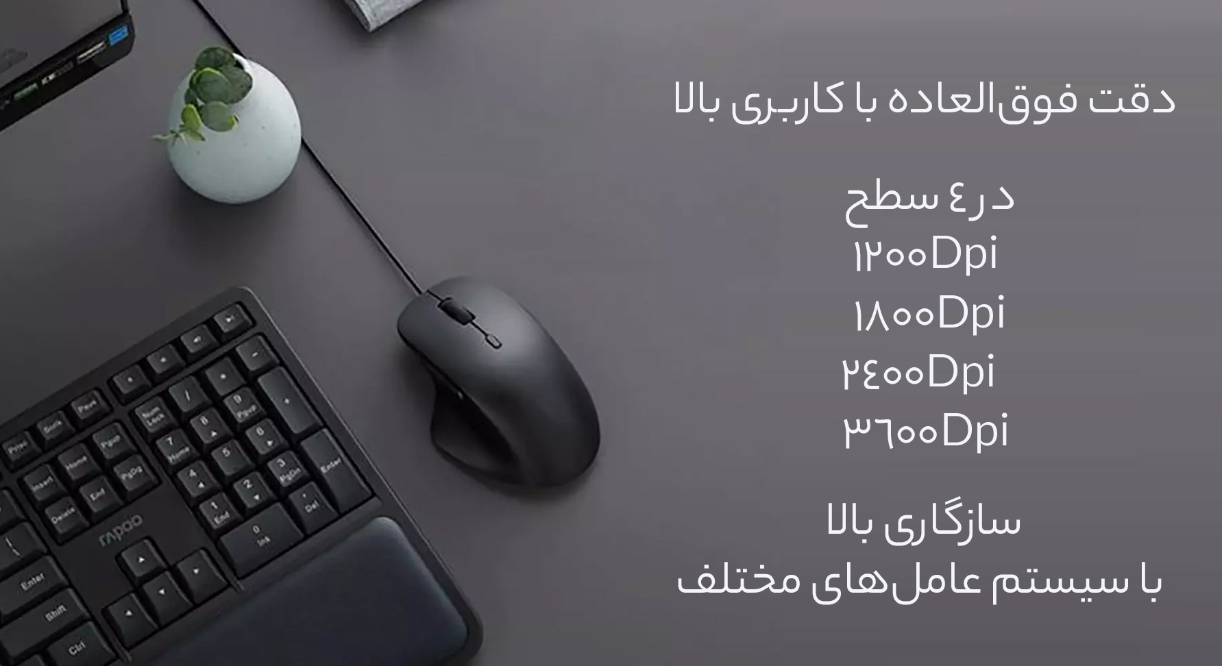دقت بالای ماوس