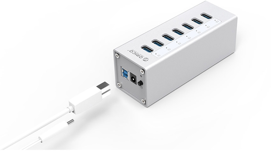 هاب آداپتور یو اس بی 7 پورت اوریکو Orico A3H7 USB3.0 Hub