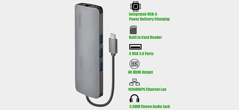 هاب انرژیا AluHub C4K USB-C