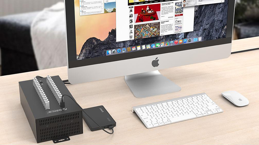 هاب صنعتی 30 پورت یو اس بی 2.0 اوریکو Orico IH30P 30Port USB 2.0 Hub دارای قابلیت اتصال دستگاه های یو اس بی