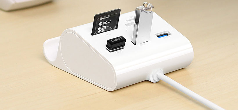 مجهز به 3 پورت USB 3.0 و دو اسلات کارت خوان