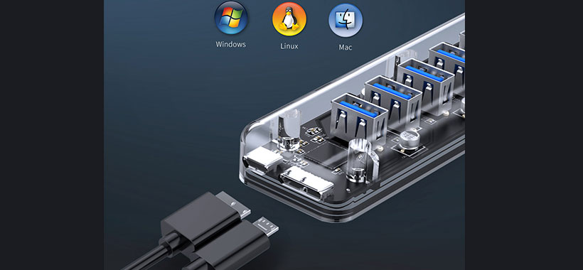 سازگاری بالای هاب USB اوریکو 