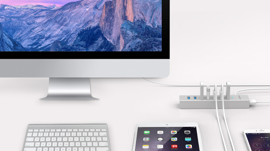 هاب یو اس بی 7 پورت اوریکو Orico ASH7-U3 7Port USB3.0 HUB دارای 7 پورت یو اس  بی