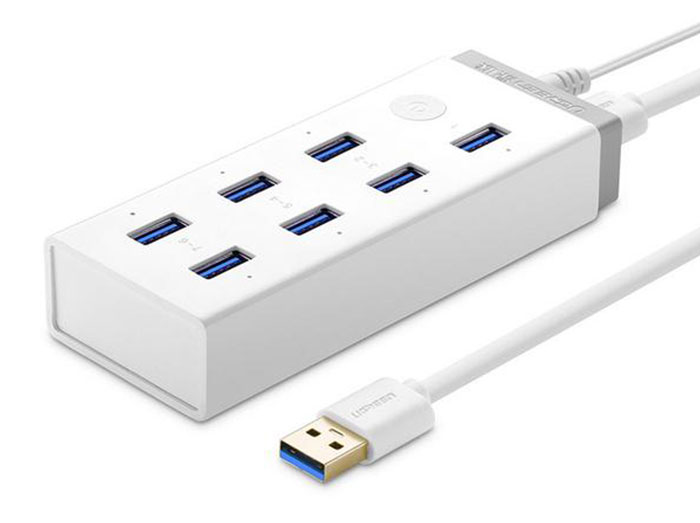 هاب یو اس بی 7 پورت یوگرین Ugreen CR116 7 Ports 3.0 USB HUB Adapter