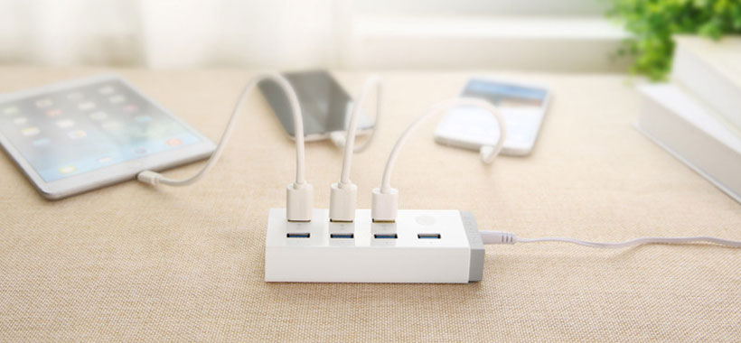 هاب USB و شارژر 12V/2A یوگرین