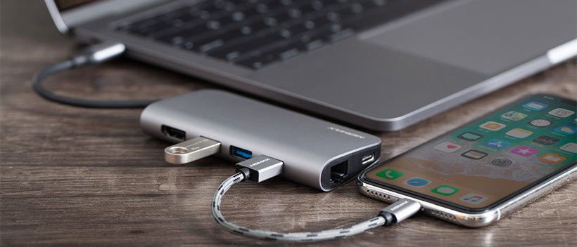 هاب یو اس بی تایپ سی مومکس Momax Onelink All-In-1 Type-C Hub