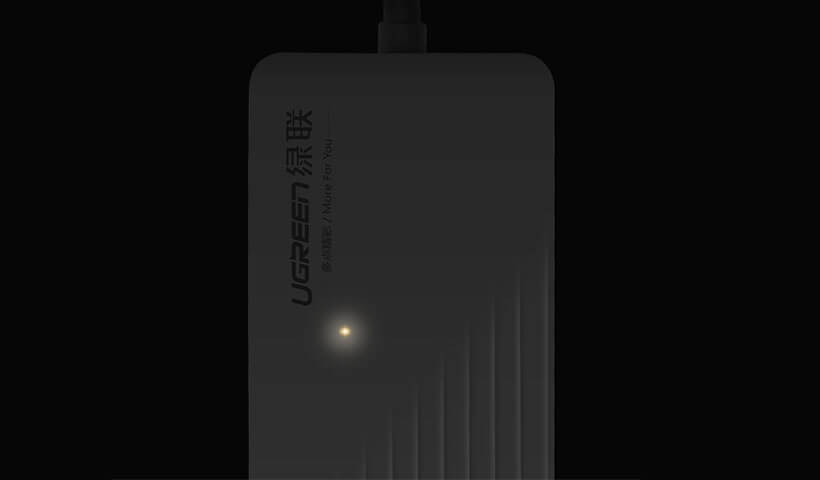 نشانگر LED روی هاب یوگرین