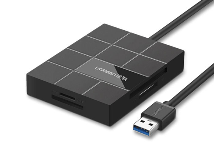 هاب یواس بی و کارتخوان یوگرین Ugreen US220 USB 3.0 Card Reader With 3-Port Hub