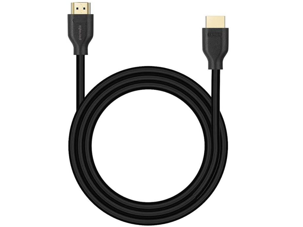 کابل اچ‌دی‌ام‌آی 3 متری پورودو Porodo 8K HDMI to HDMI Cable PD-2101H3-BK