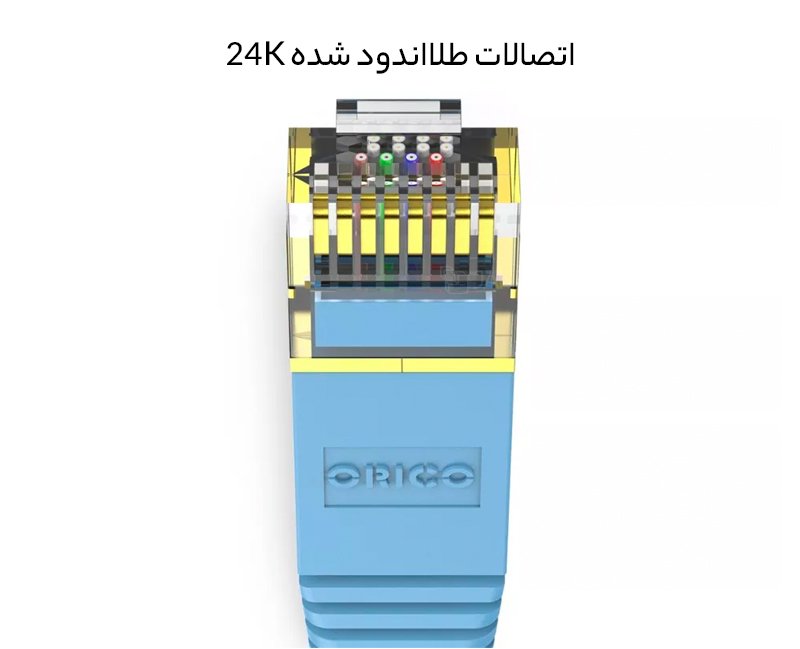 کابل شبکه اوریکو Orico CAT7 LAN Cable PUG-C7b 3m