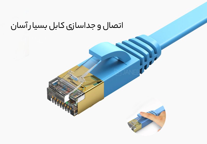 کابل شبکه اوریکو Orico CAT7 LAN Cable PUG-C7b 3m