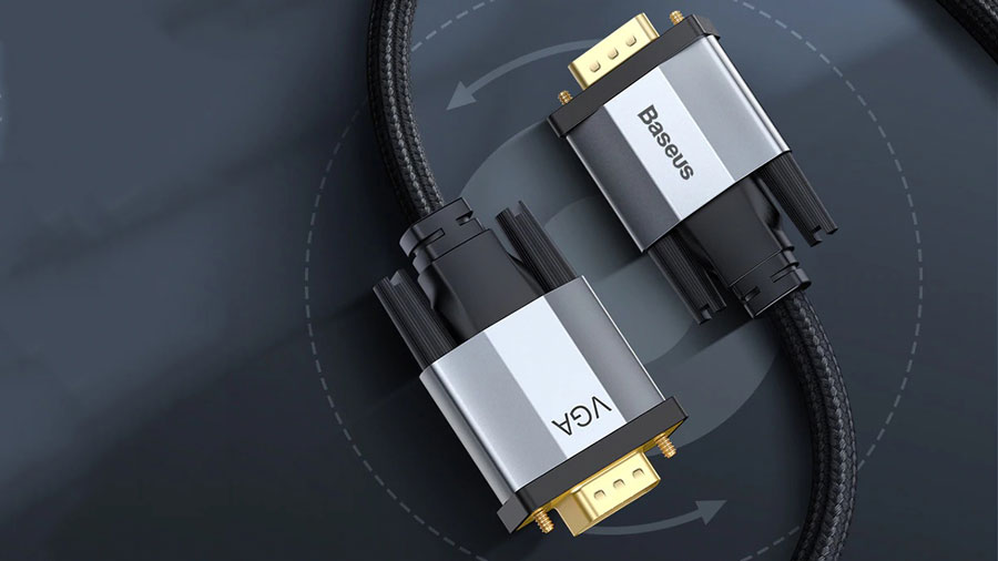 کابل 2متری وی جی ای بیسوس VGA male To VGA male